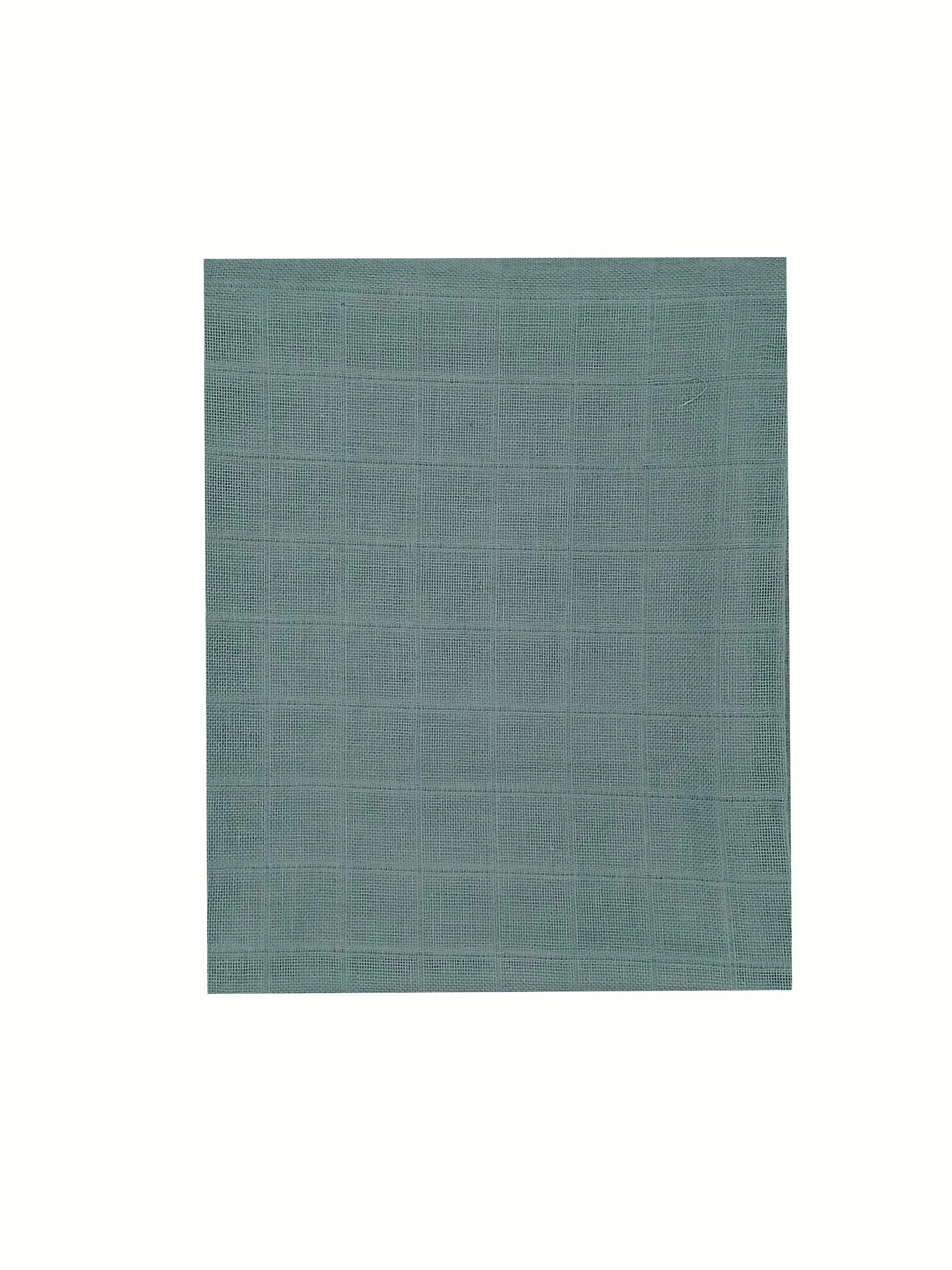 100% Pure Cotton Muslin - 70cm x 70cm - Teal