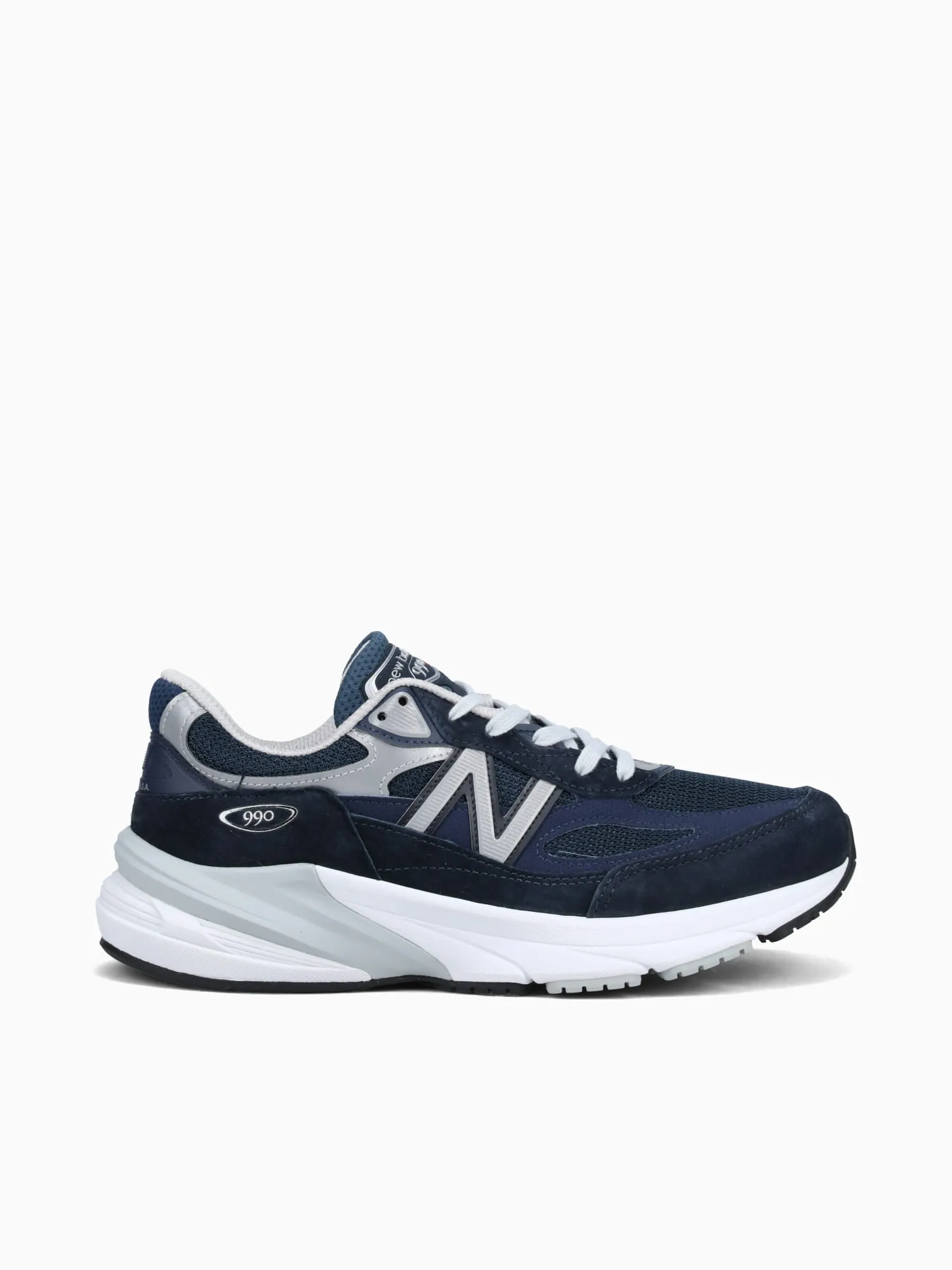 990v6 Navy Suede