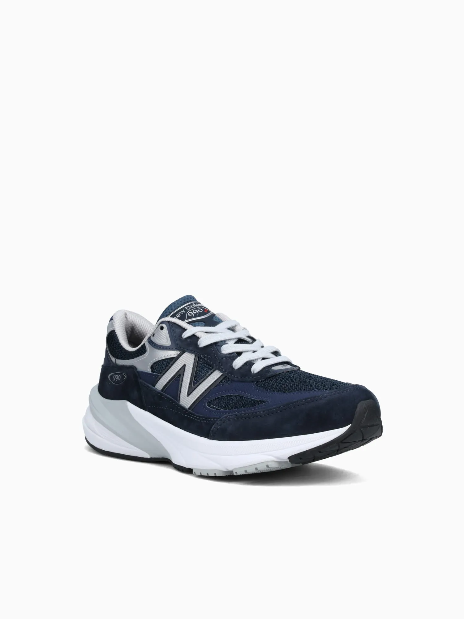 990v6 Navy Suede