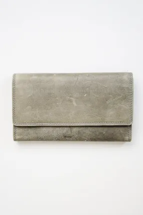 Adrian Klis 105 Ladies Wallet, Light Olive Green, Leather