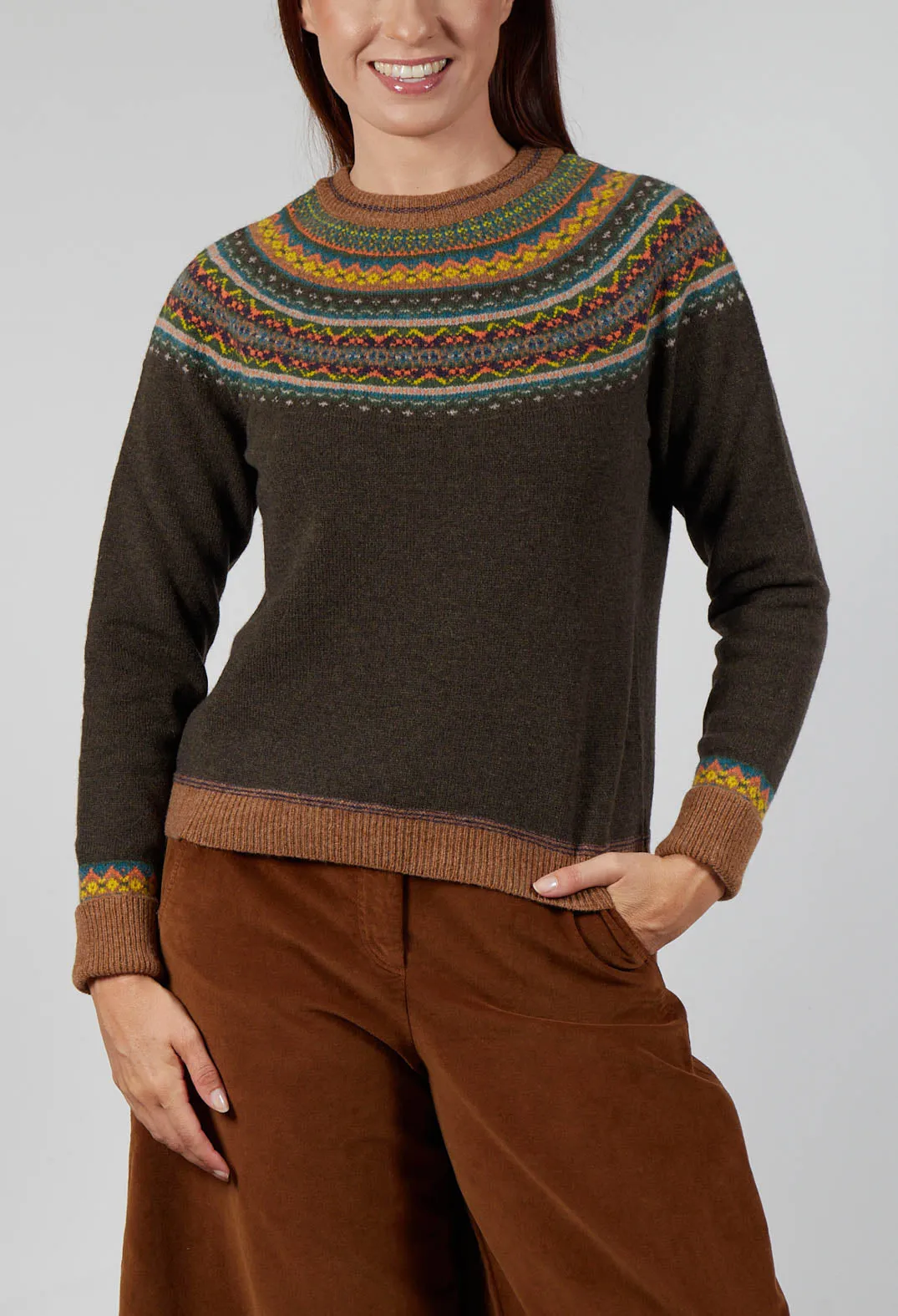 Alpine Short Sweater in Highland