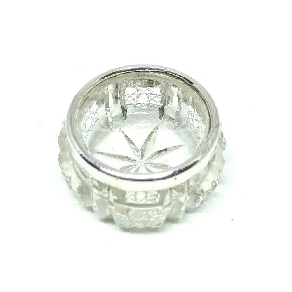 Antique Edwardian 1907 Sterling Silver Jewellery Pot