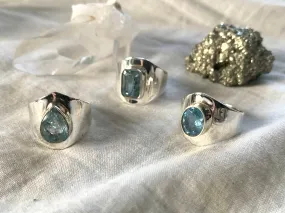 Aquamarine Medea Ring