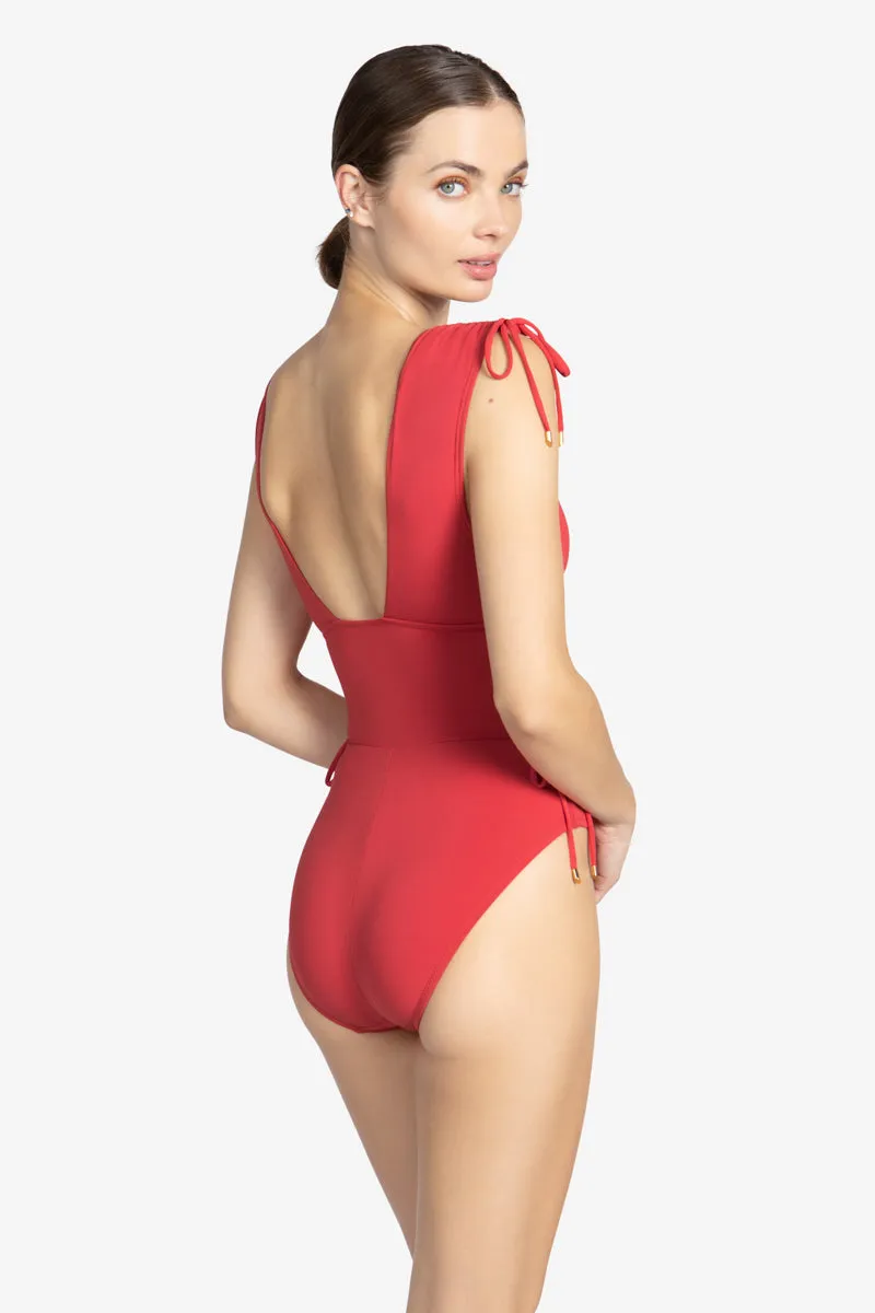 AUBREY V PLUNGE ONE PIECE - Spring Edition