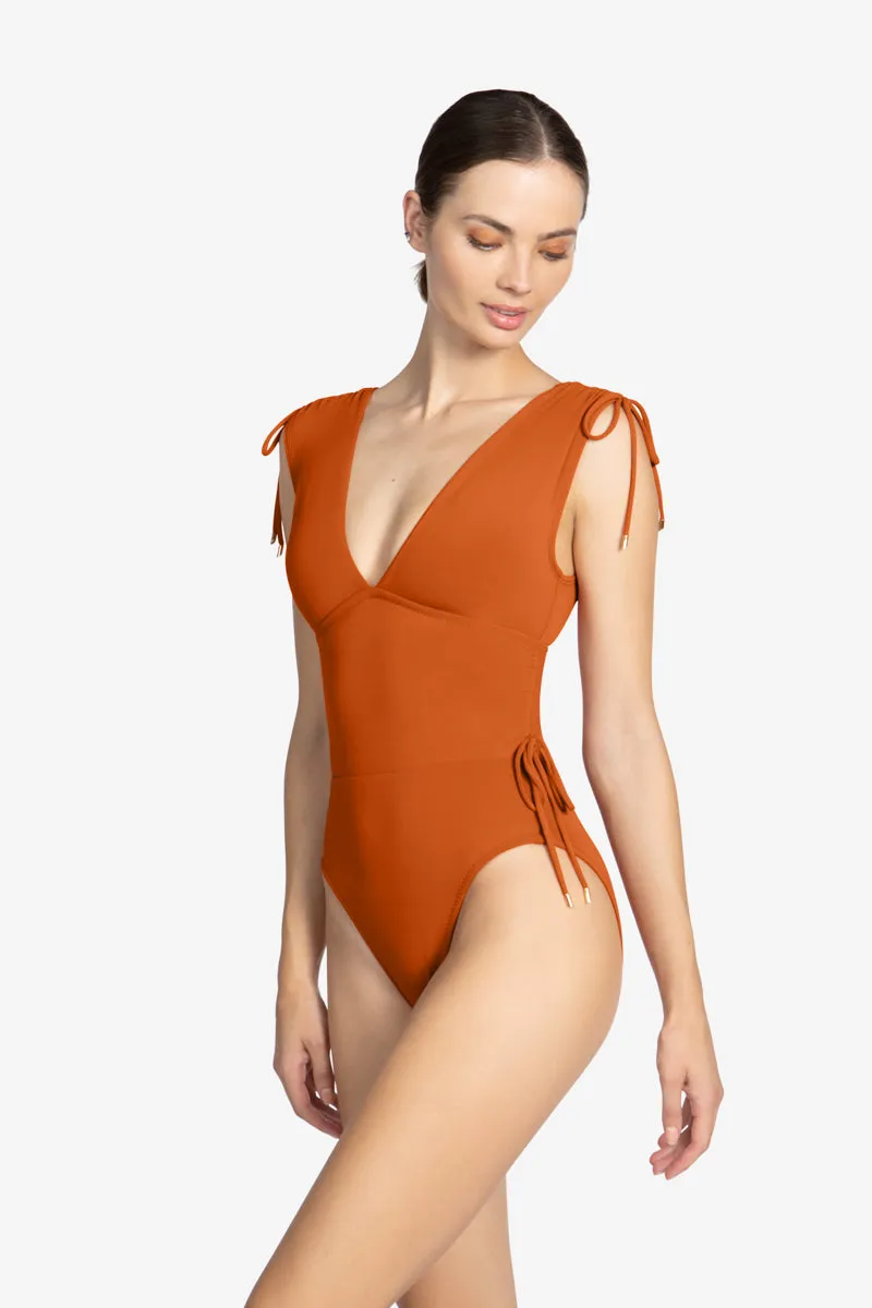 AUBREY V PLUNGE ONE PIECE - Spring Edition