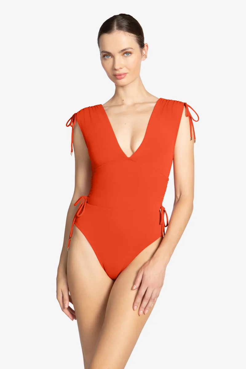 AUBREY V PLUNGE ONE PIECE - Spring Edition