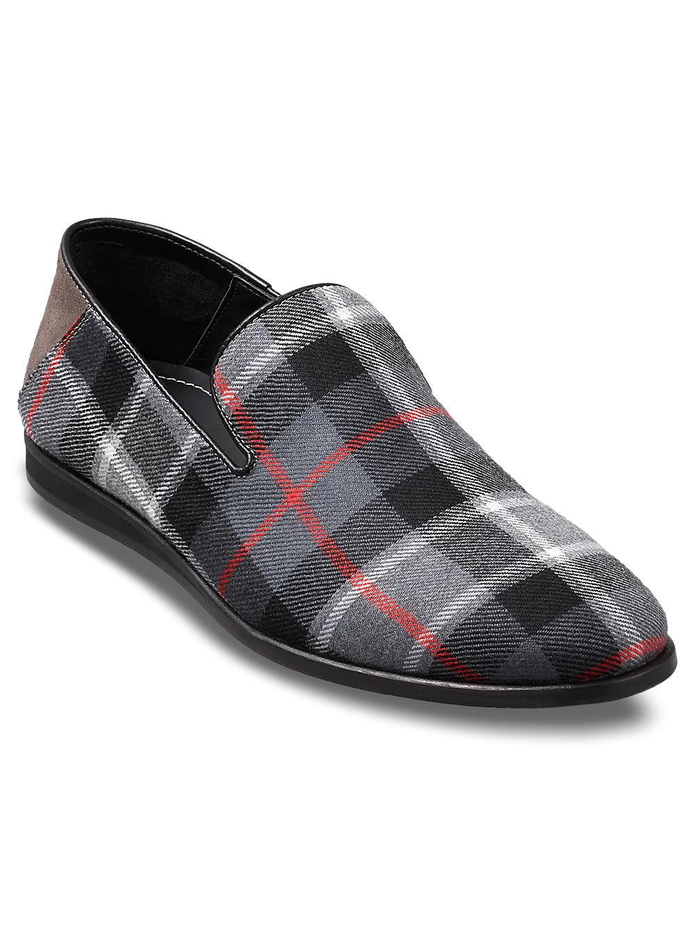 Baxter Loafer - Black Plaid