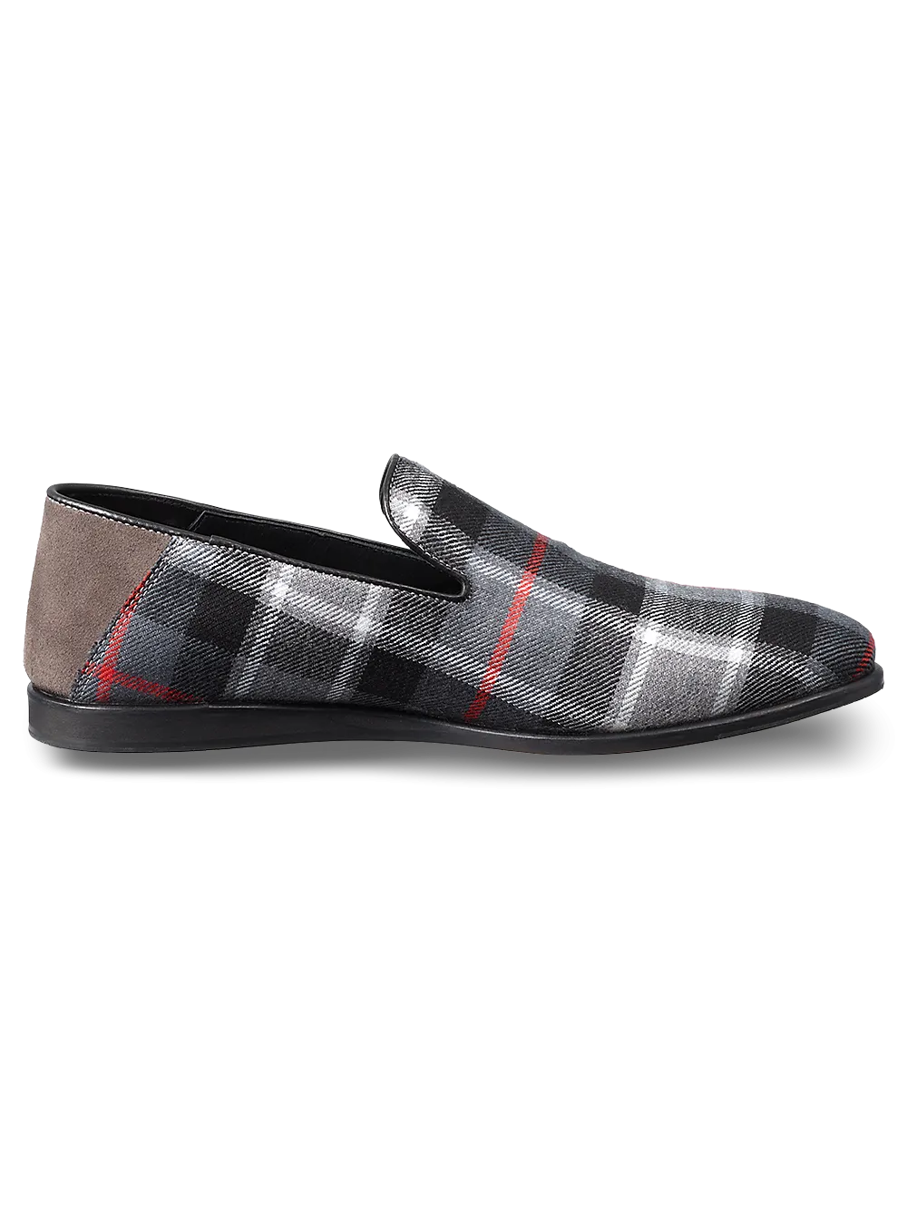 Baxter Loafer - Black Plaid