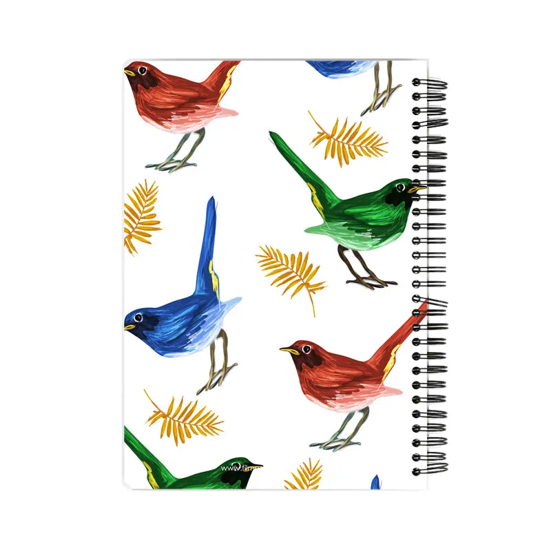 Bird Pattern Notebook