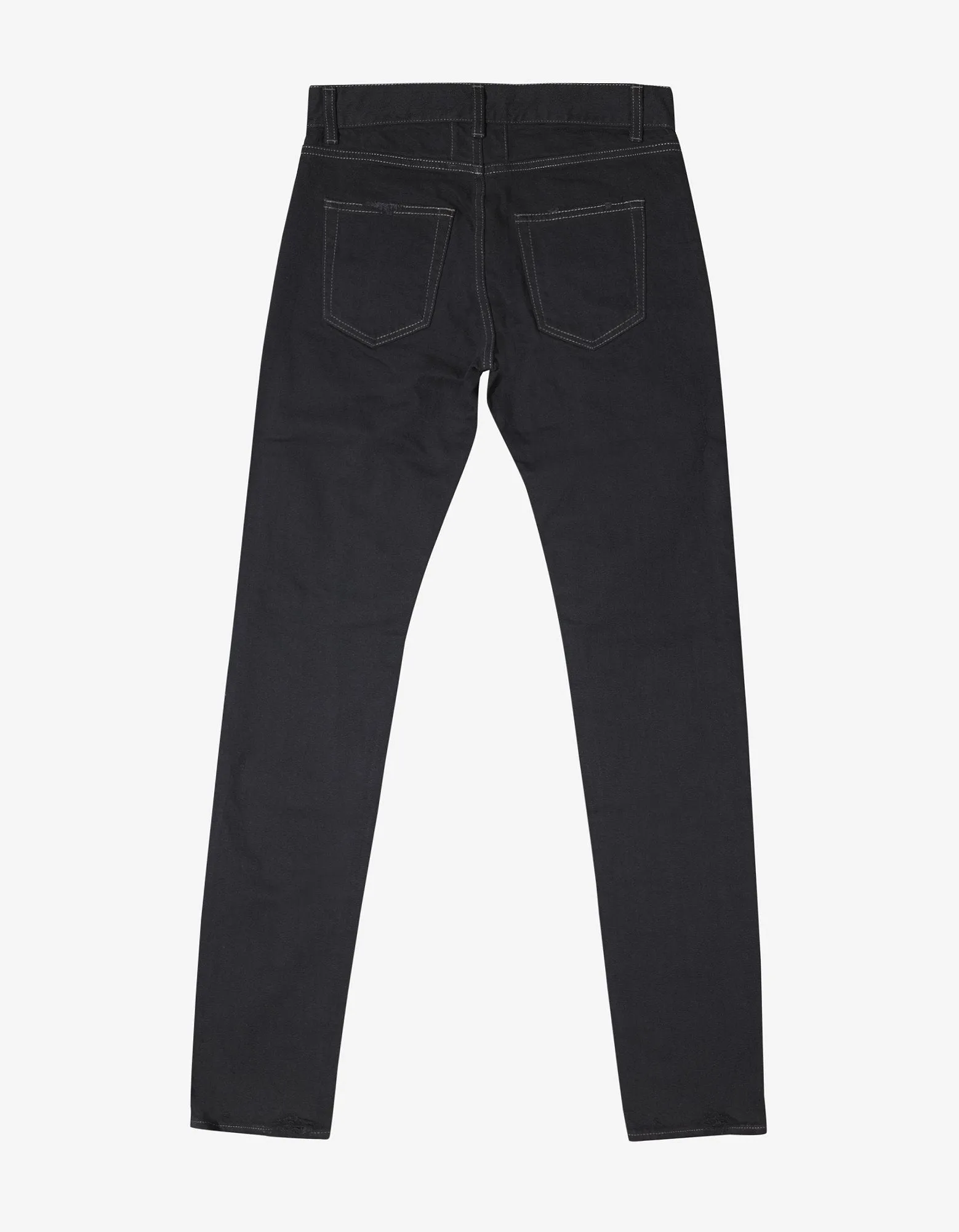 Black D02 Destroyed Denim Skinny Jeans