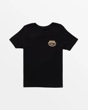 Boys 2-7 Backside Snap T-Shirt - Black