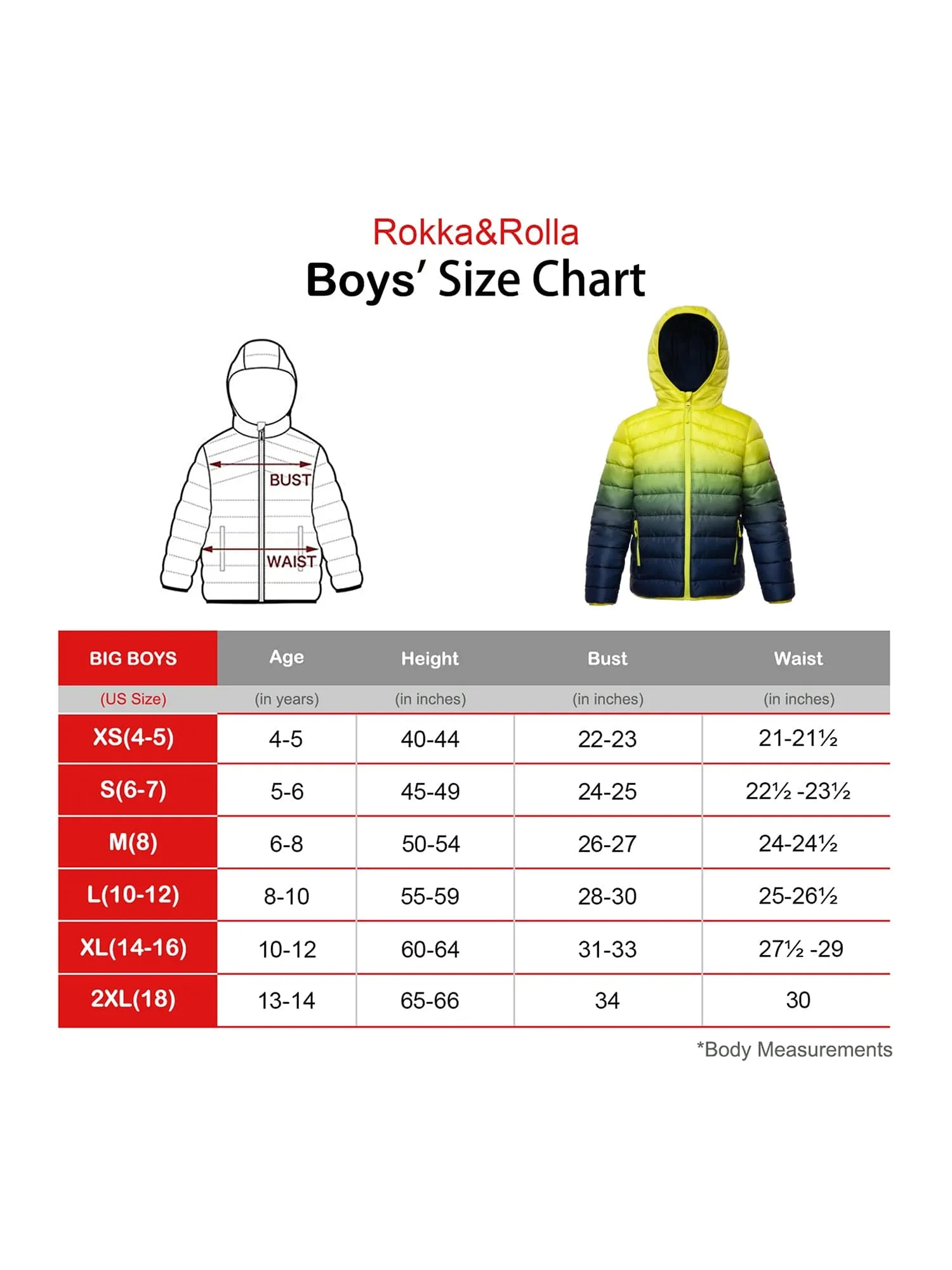 Boys' Reversible Lightweight Puffer Jacket