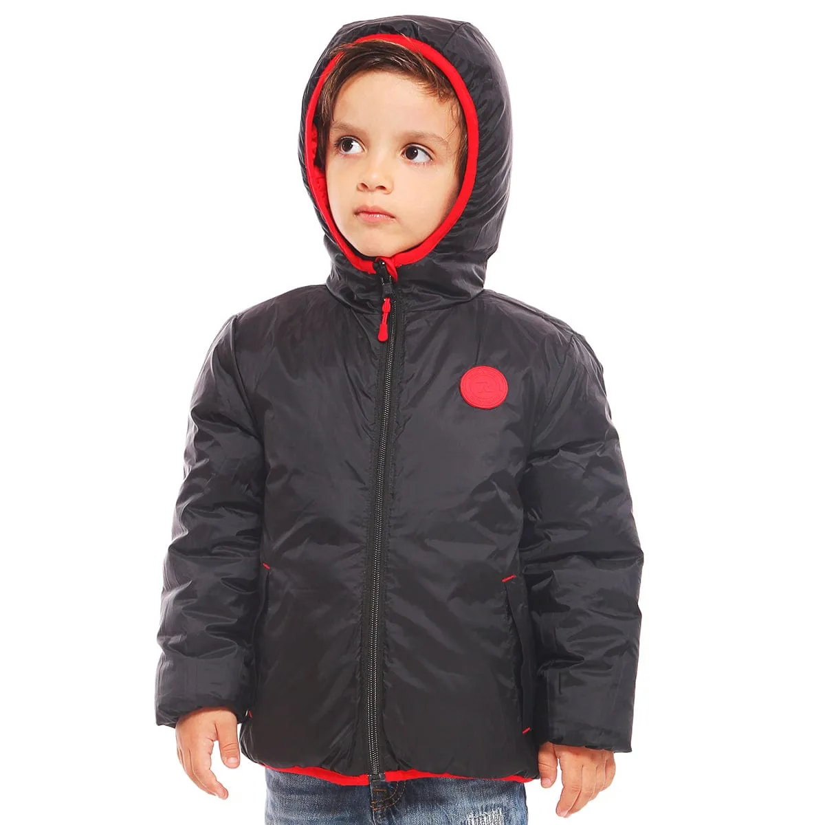 Boys' Reversible Lightweight Puffer Jacket