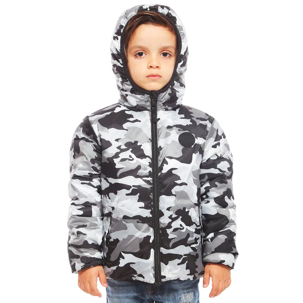 Boys' Reversible Lightweight Puffer Jacket