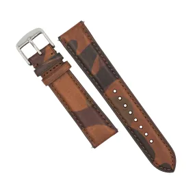 Classic LPA Camo Leather Strap in Sand Camo