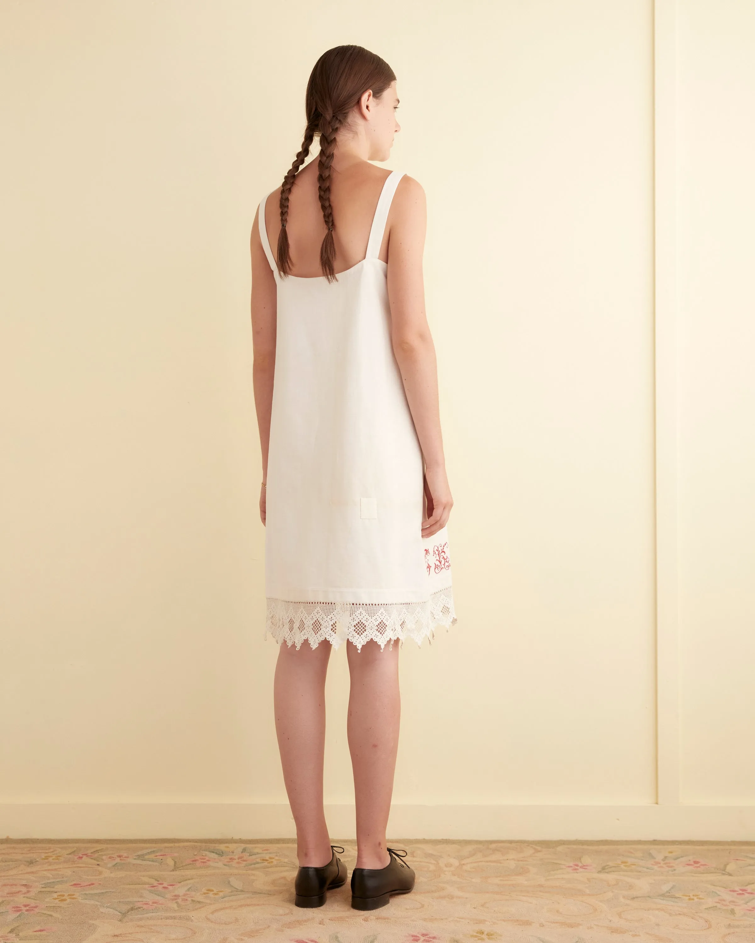 Cross-Stitch Monogram Dress - S