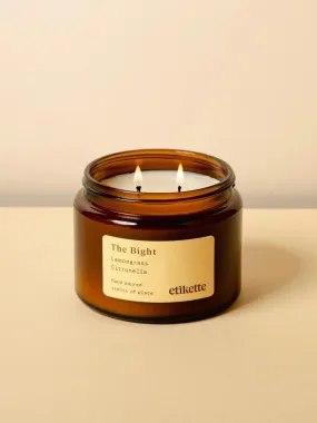 Etikette Large 'The Bight' Candle | Lemongrass Citronella