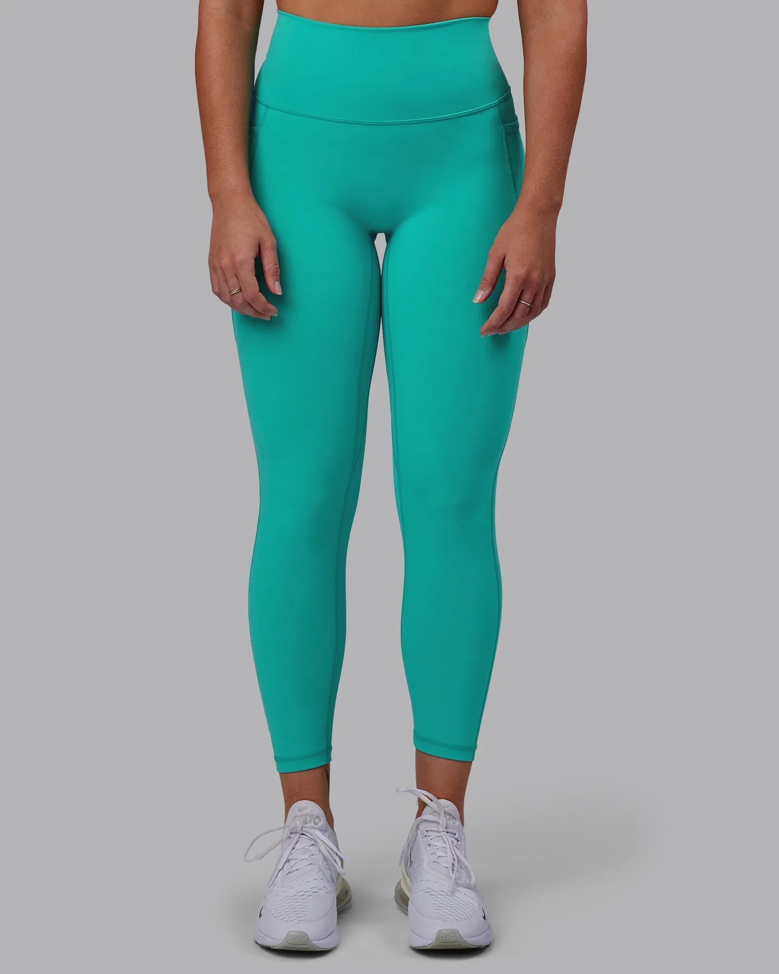 Fusion 7/8 Length Leggings - Turquoise Tide