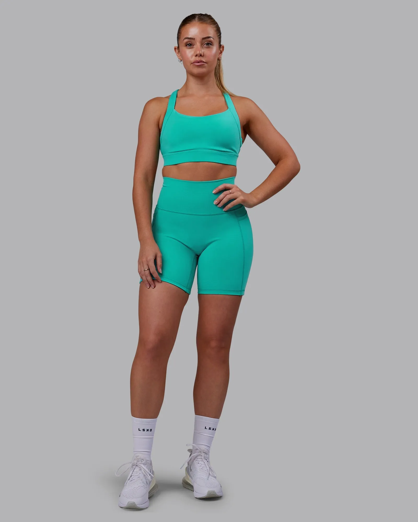 Fusion Mid-Length Shorts - Turquoise Tide