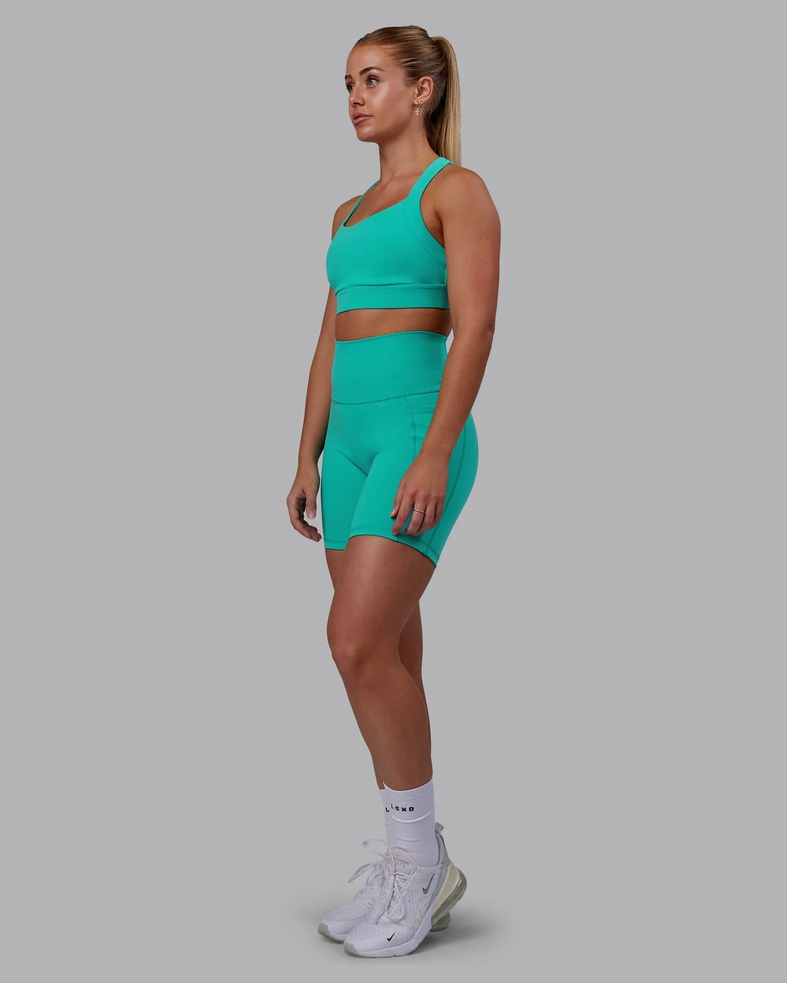 Fusion Mid-Length Shorts - Turquoise Tide