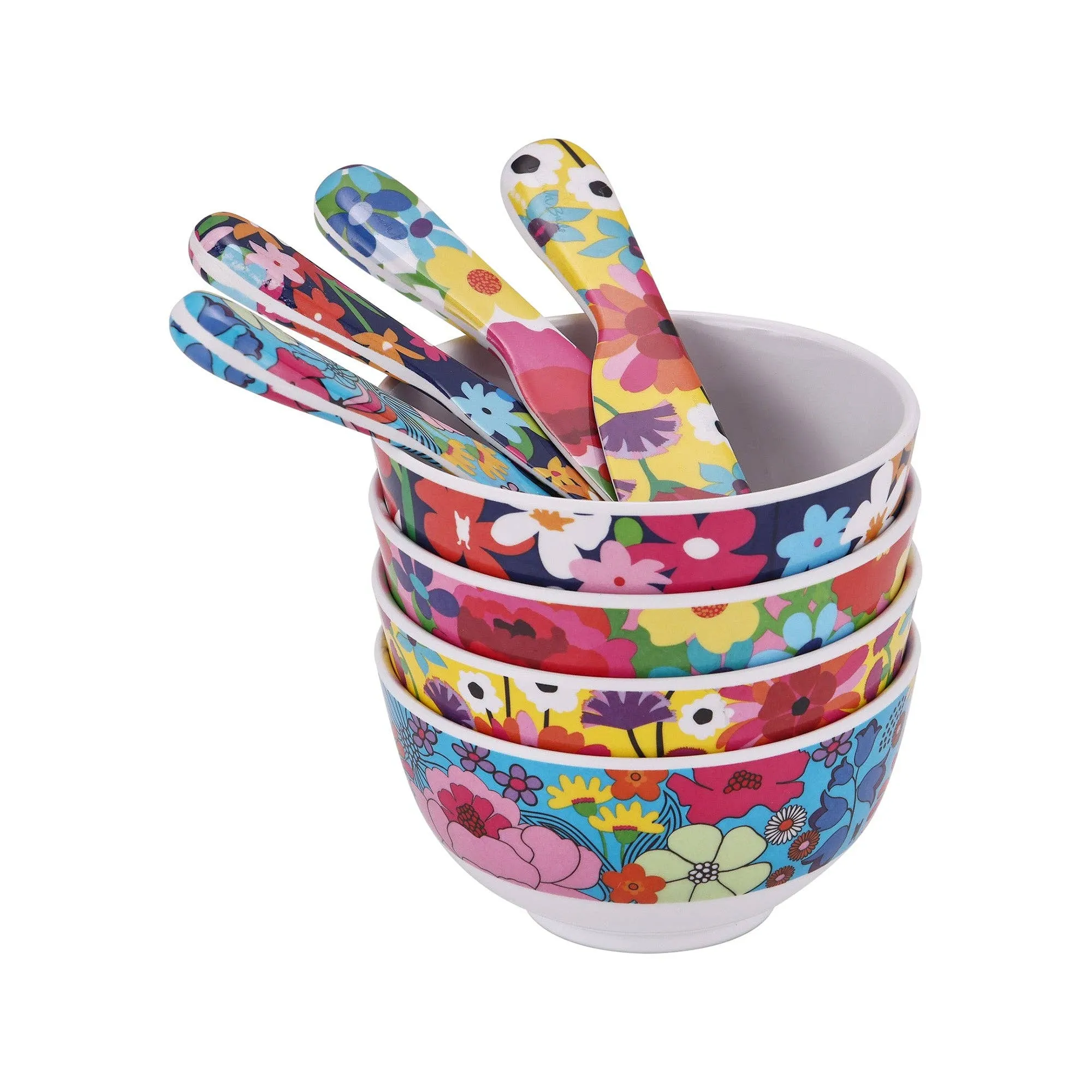 Garden Floral Mini Bowl Set