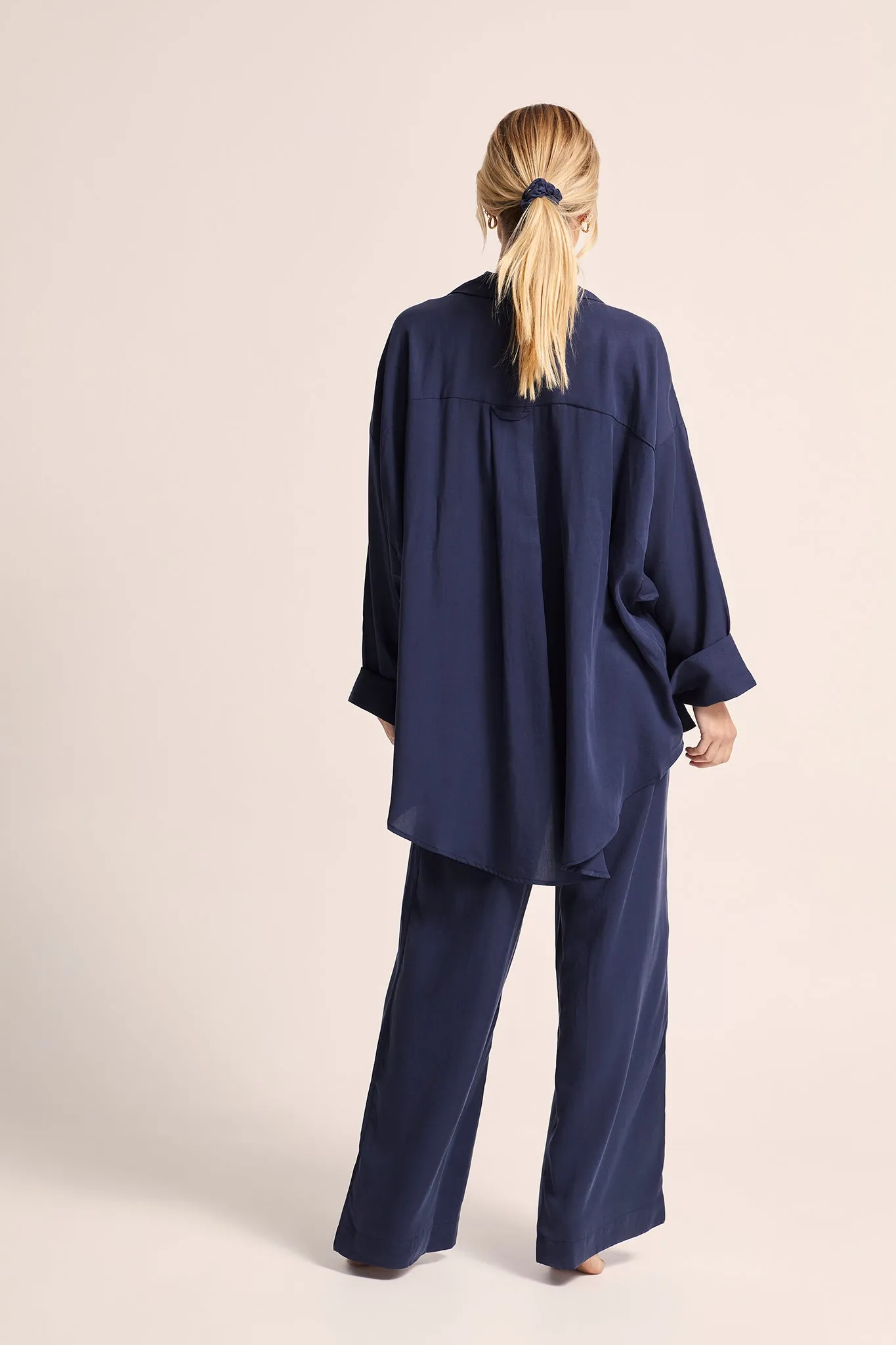 Genevieve Tencel™ Pyjama Set - Navy