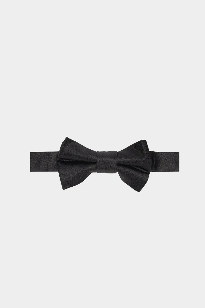 Godwin Charli Kids Bow Tie - Black Satin