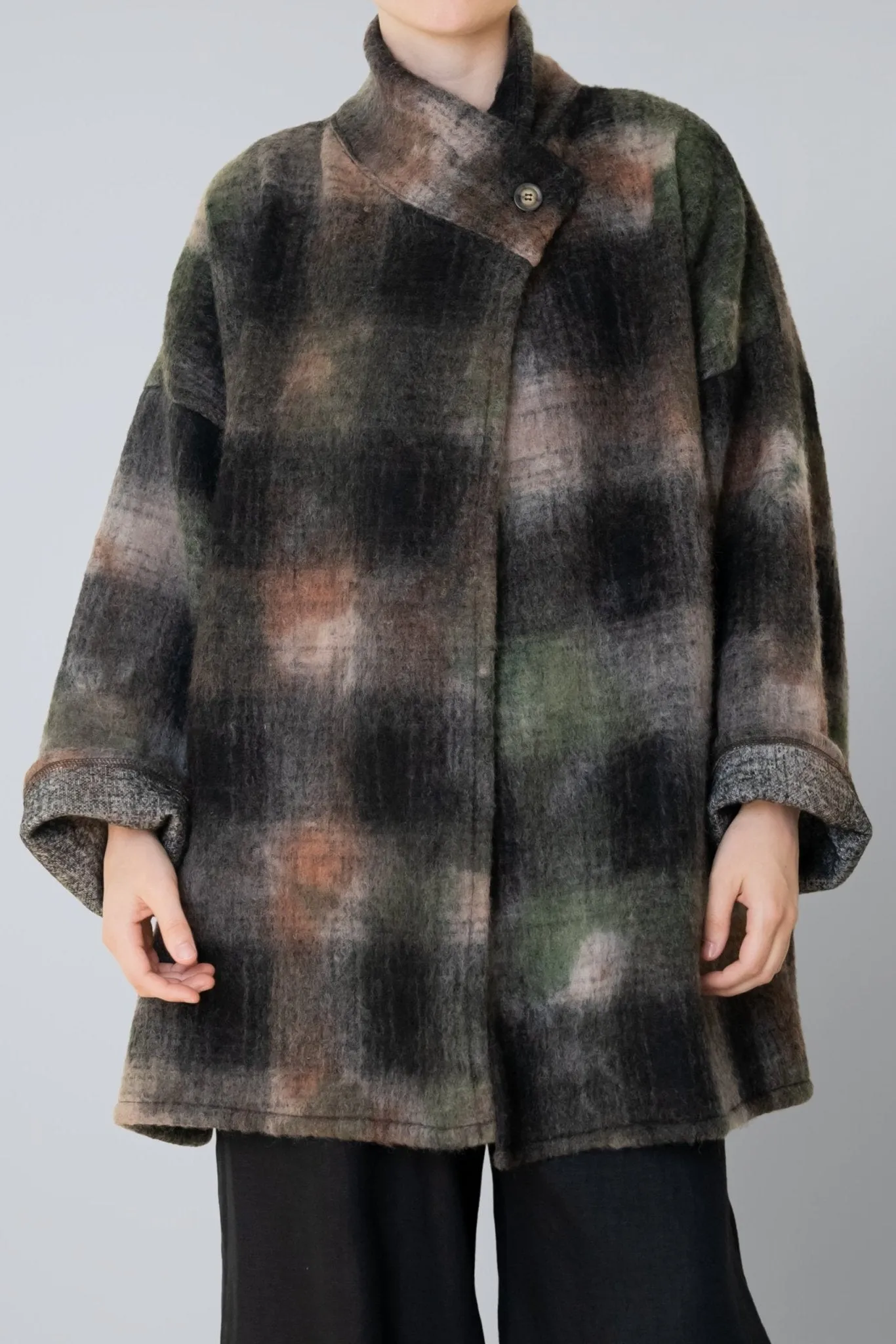 Gretchen Plaid Wool Coat