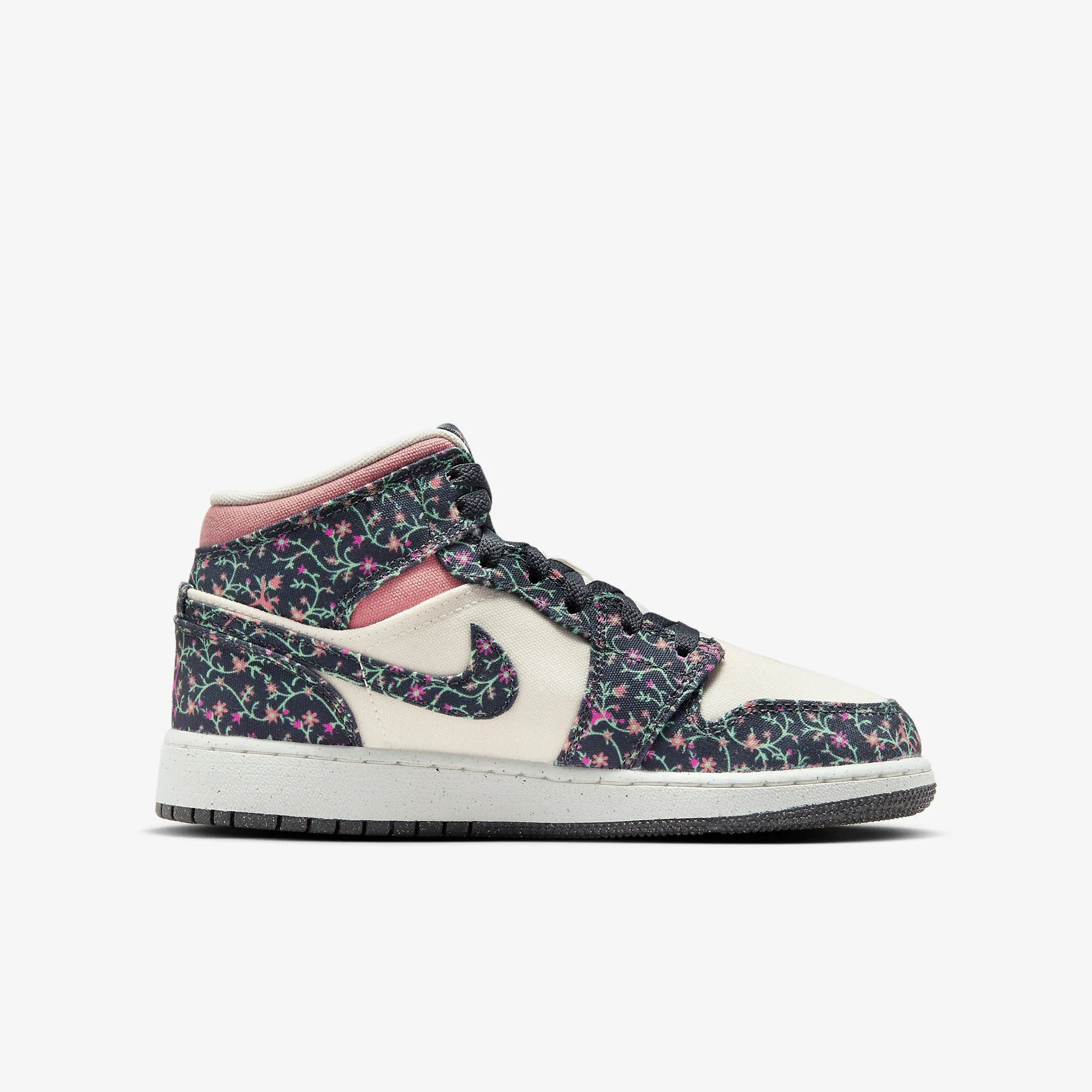 (GS) Air Jordan 1 Mid SE 'Floral' (2024) FJ3451-001