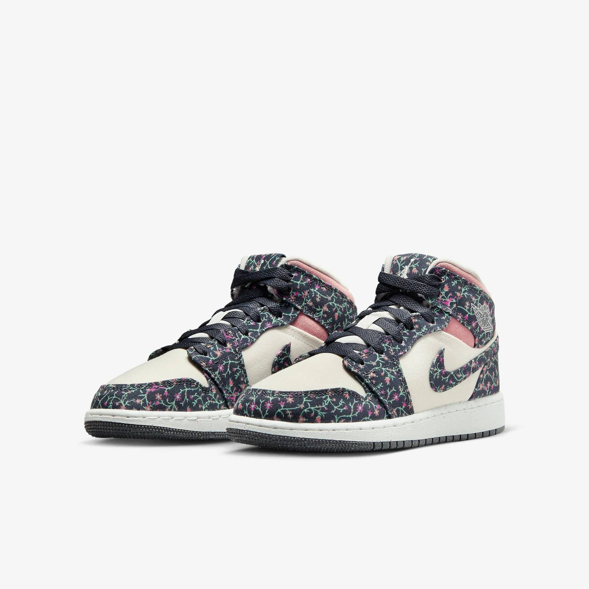 (GS) Air Jordan 1 Mid SE 'Floral' (2024) FJ3451-001