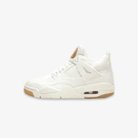 (GS) Air Jordan 4 Retro Levi's NRG 'White Denim' (Levi's Tag) (2018) AQ9103-100