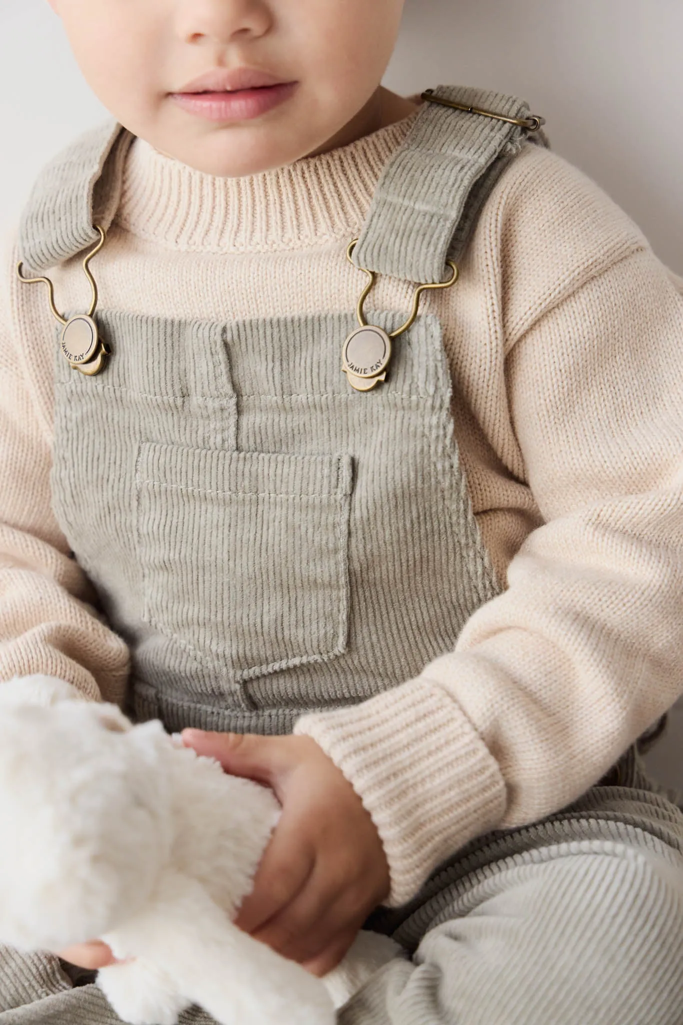 Jordie Cord Overall - Moss