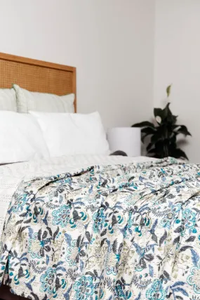 Kantha Quilt Passion Vine