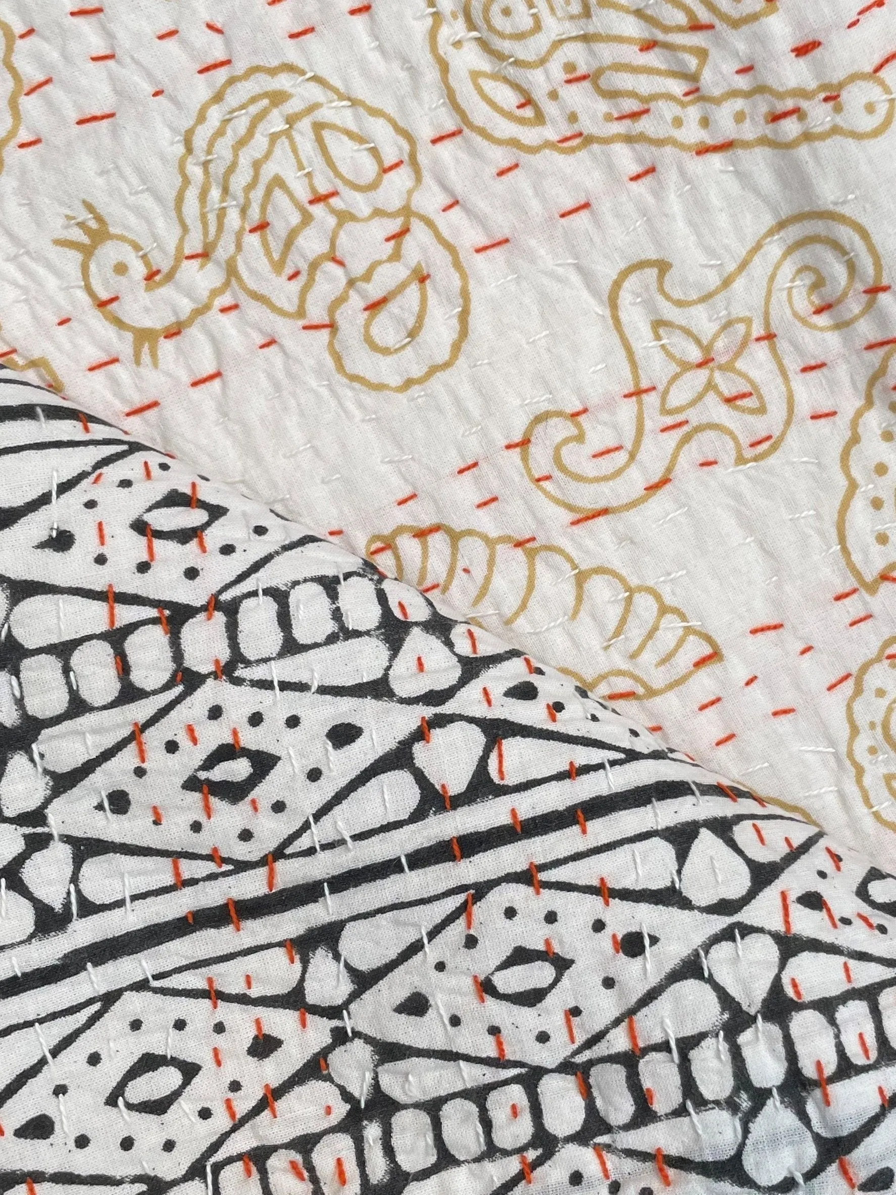 Kantha Quilt Sea Shells