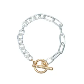 KNIGHT & DAY - Briana Mixed Metal Bracelet