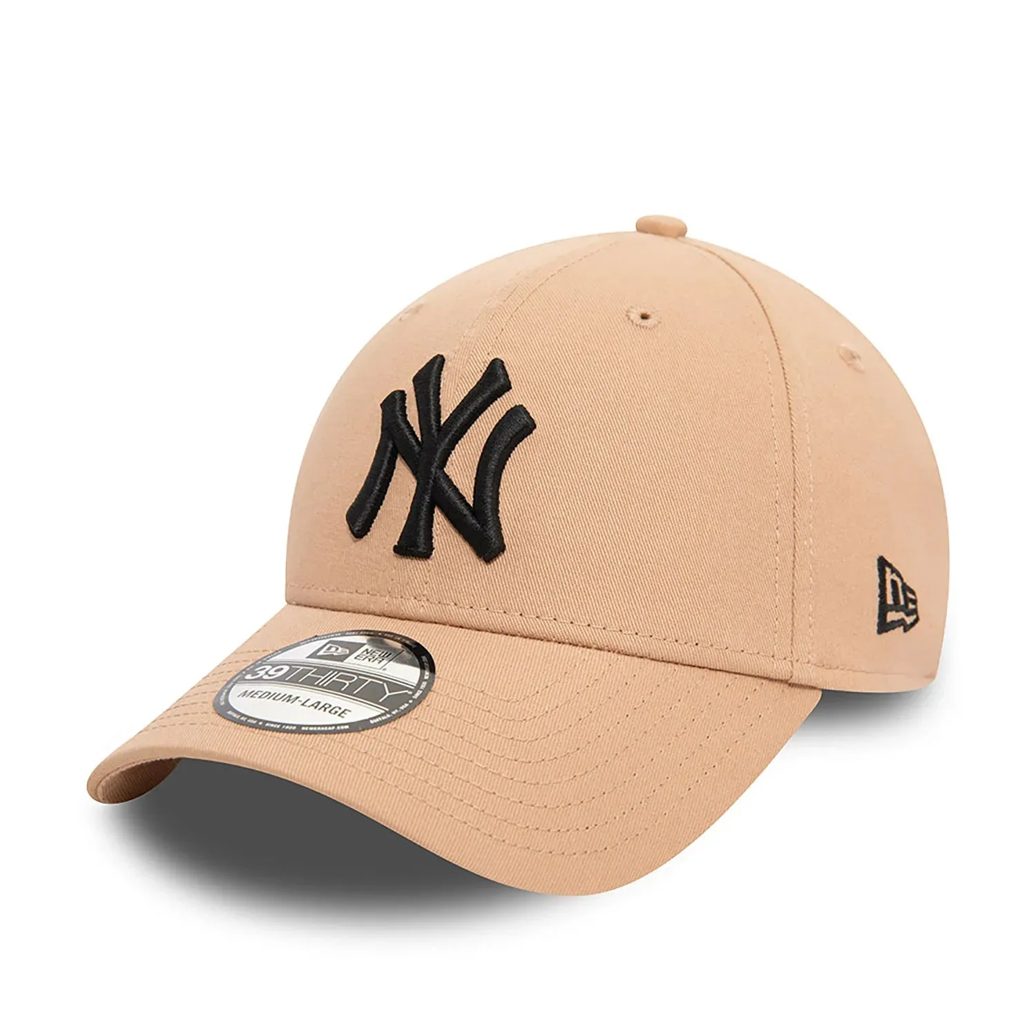 NEW ERA New York Yankees League Essential Beige 39THIRTY Stretch Fit Cap