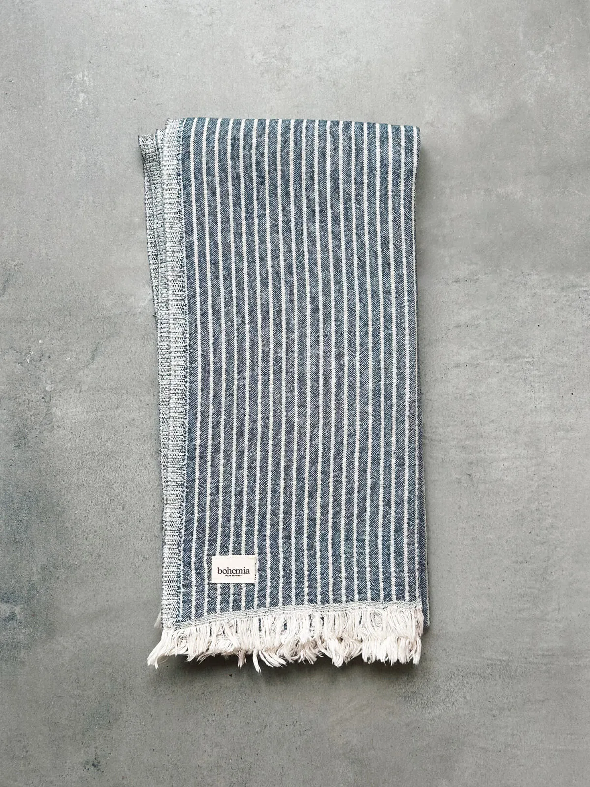 Portobello Hammam Towel, Indigo