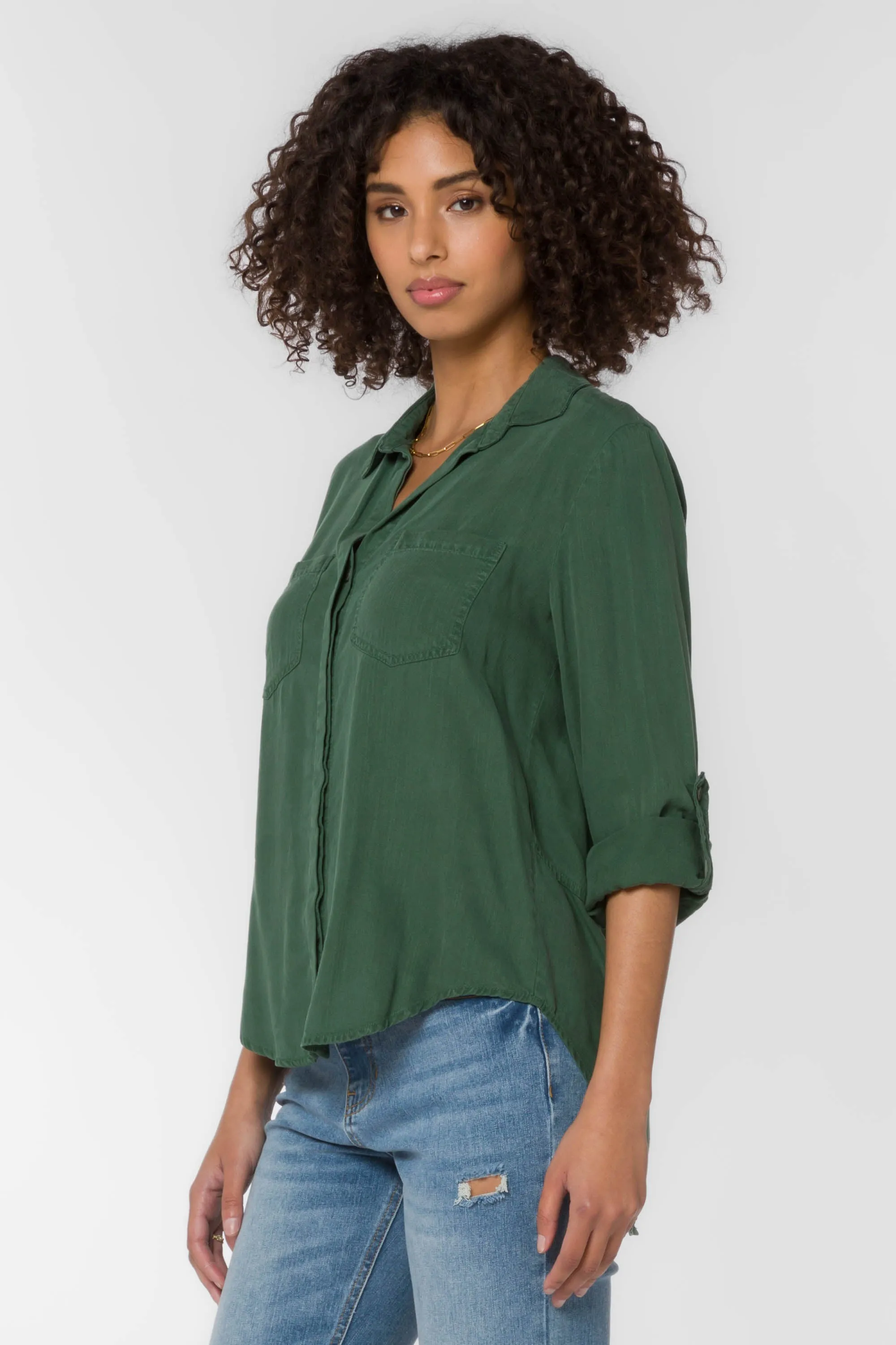 Riley Dark Green Shirt