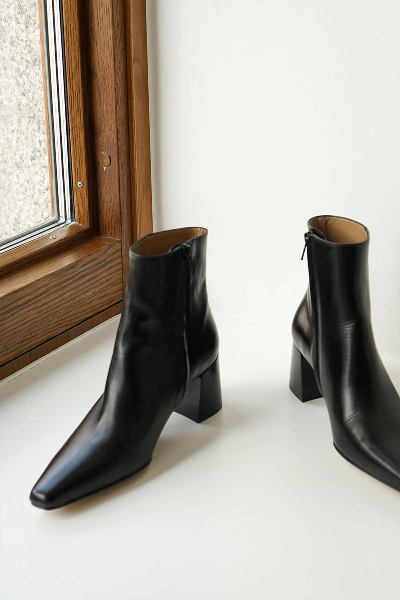 Riley Leather Ankle Boots