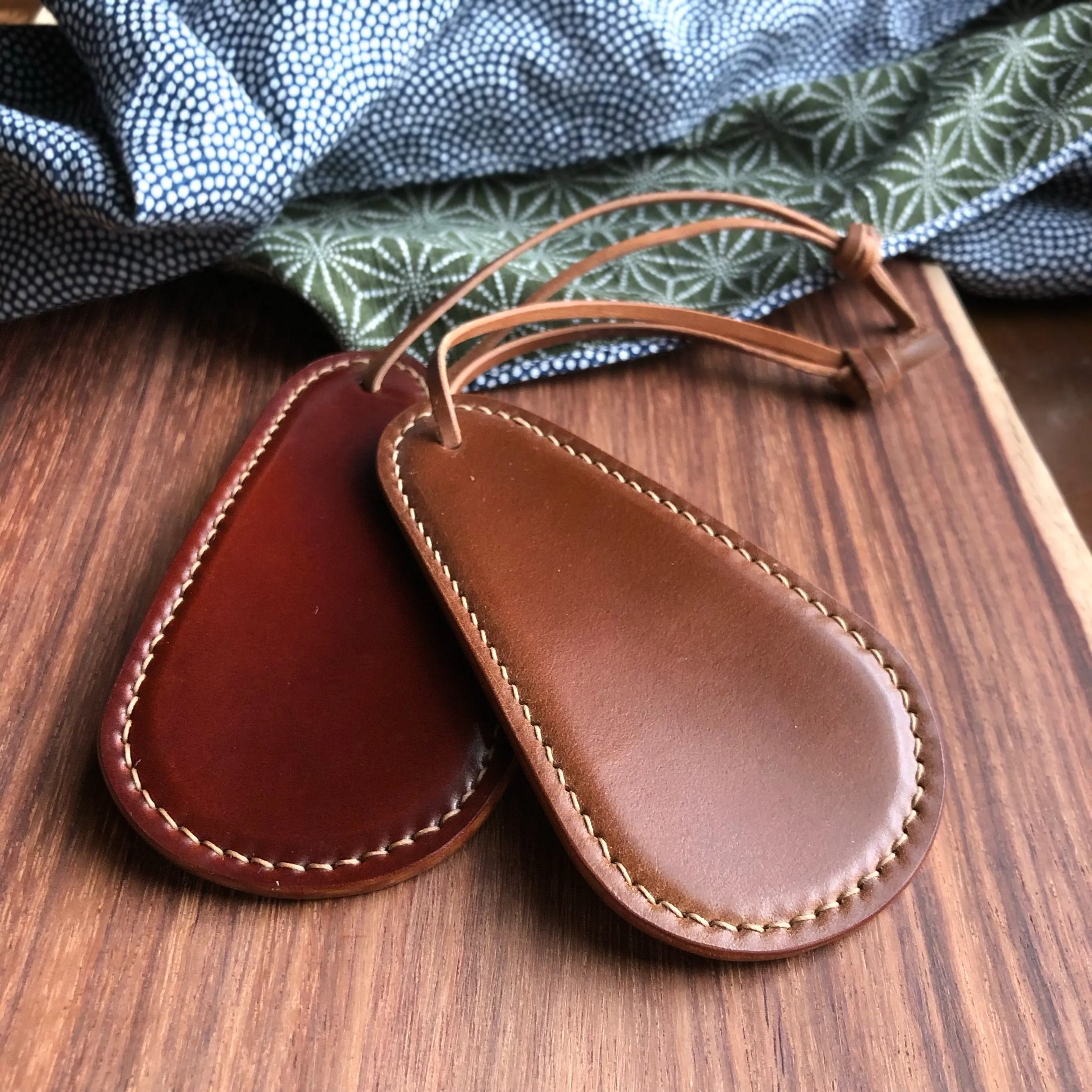 Shell Shoehorn【Horween】シェルコードバンで包んだ靴べら