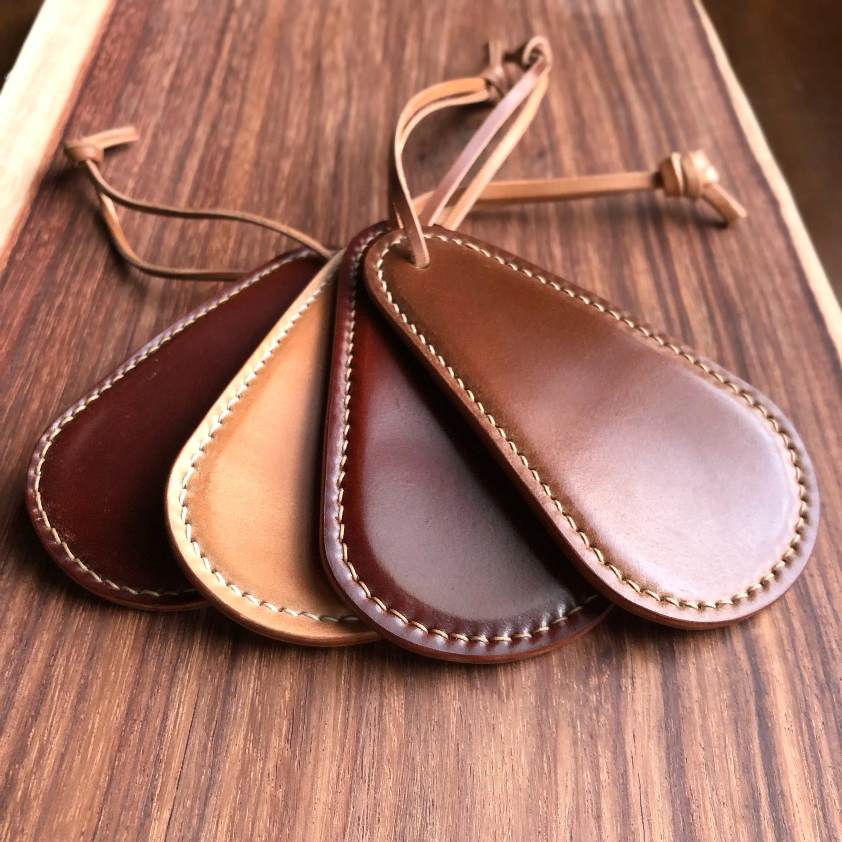 Shell Shoehorn【Horween】シェルコードバンで包んだ靴べら