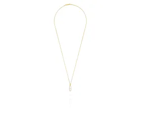 Small Diamond Kingston Charm Necklace | Gold