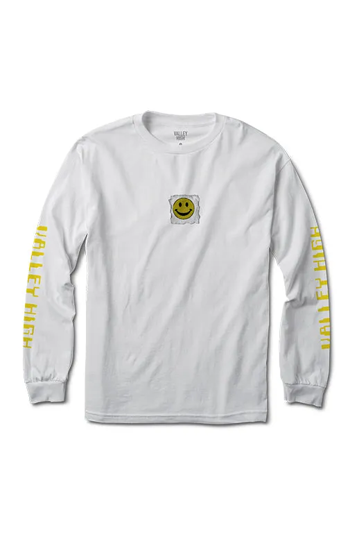 Smiley Tab Long Sleeve Tee