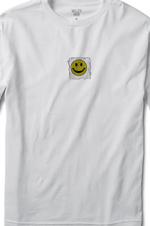 Smiley Tab Long Sleeve Tee