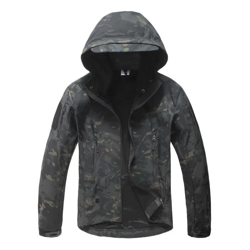 Soft-shell Windproof Camouflage Men Coat