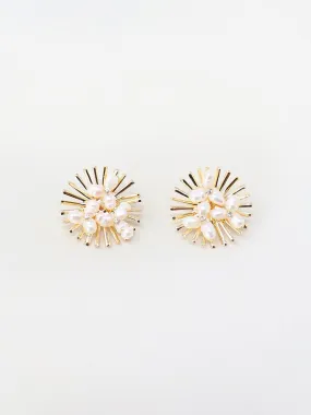 Sunburst Pearl Studs