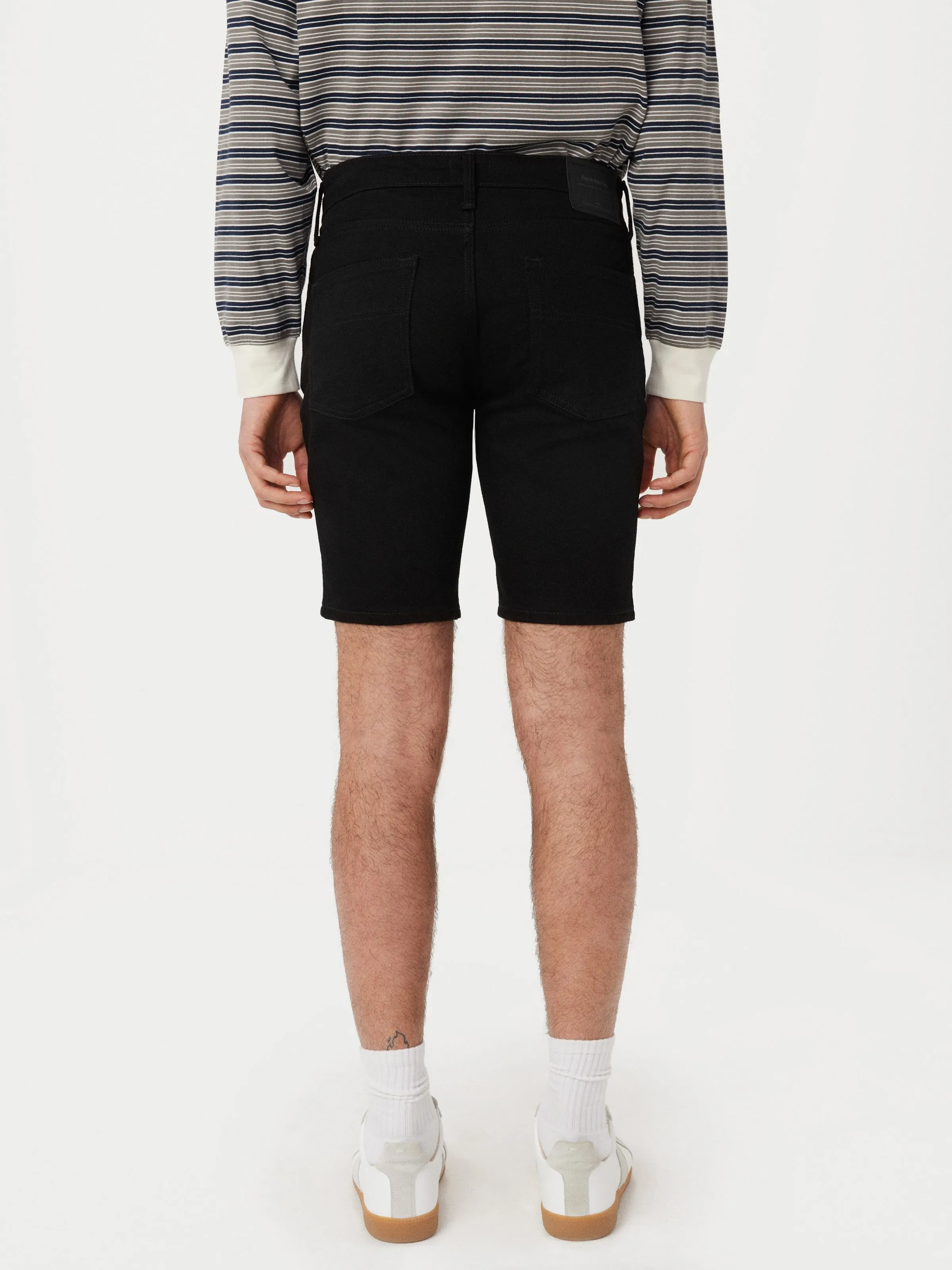 The Adam Slim 10in Short in Black