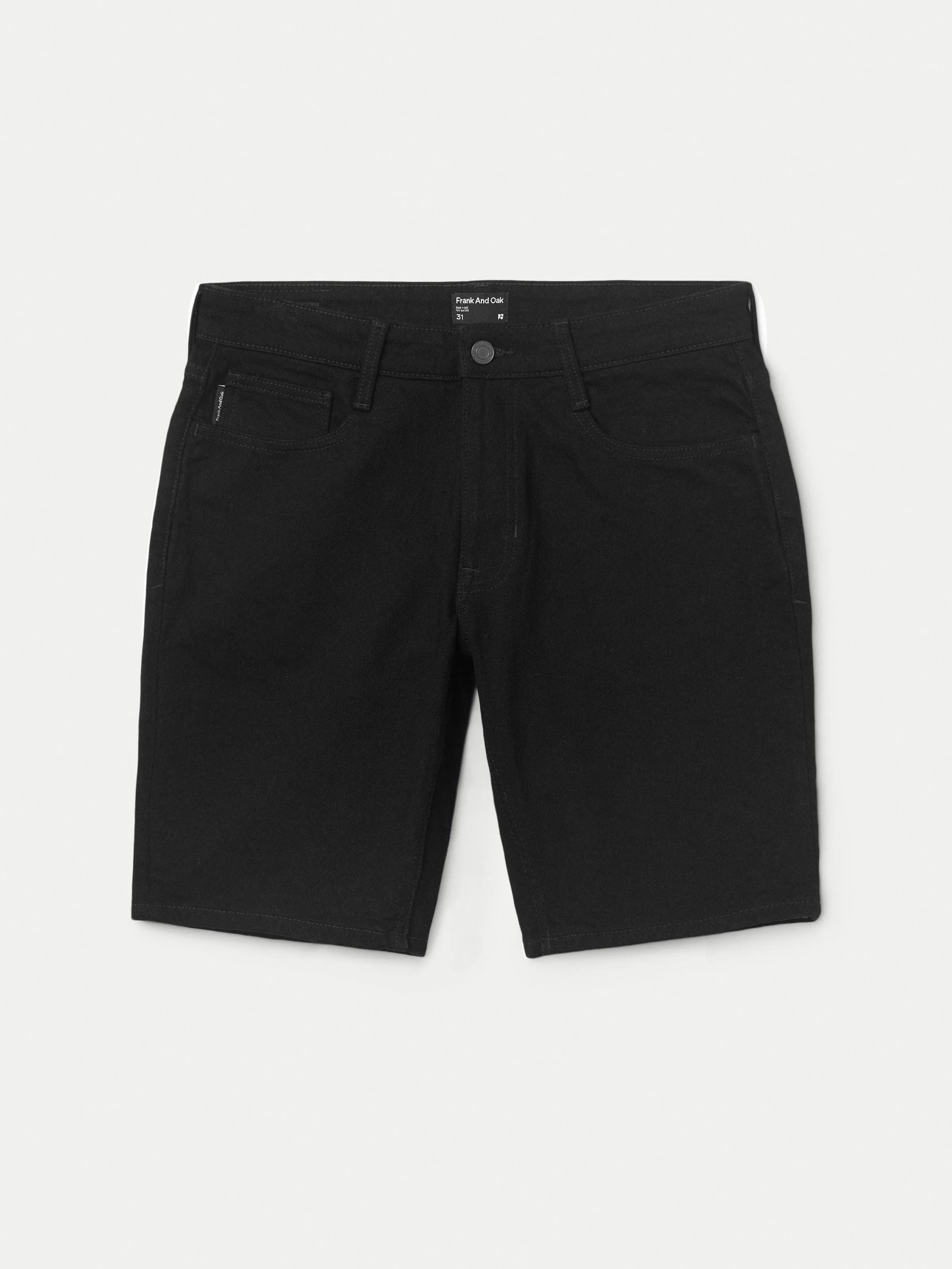 The Adam Slim 10in Short in Black