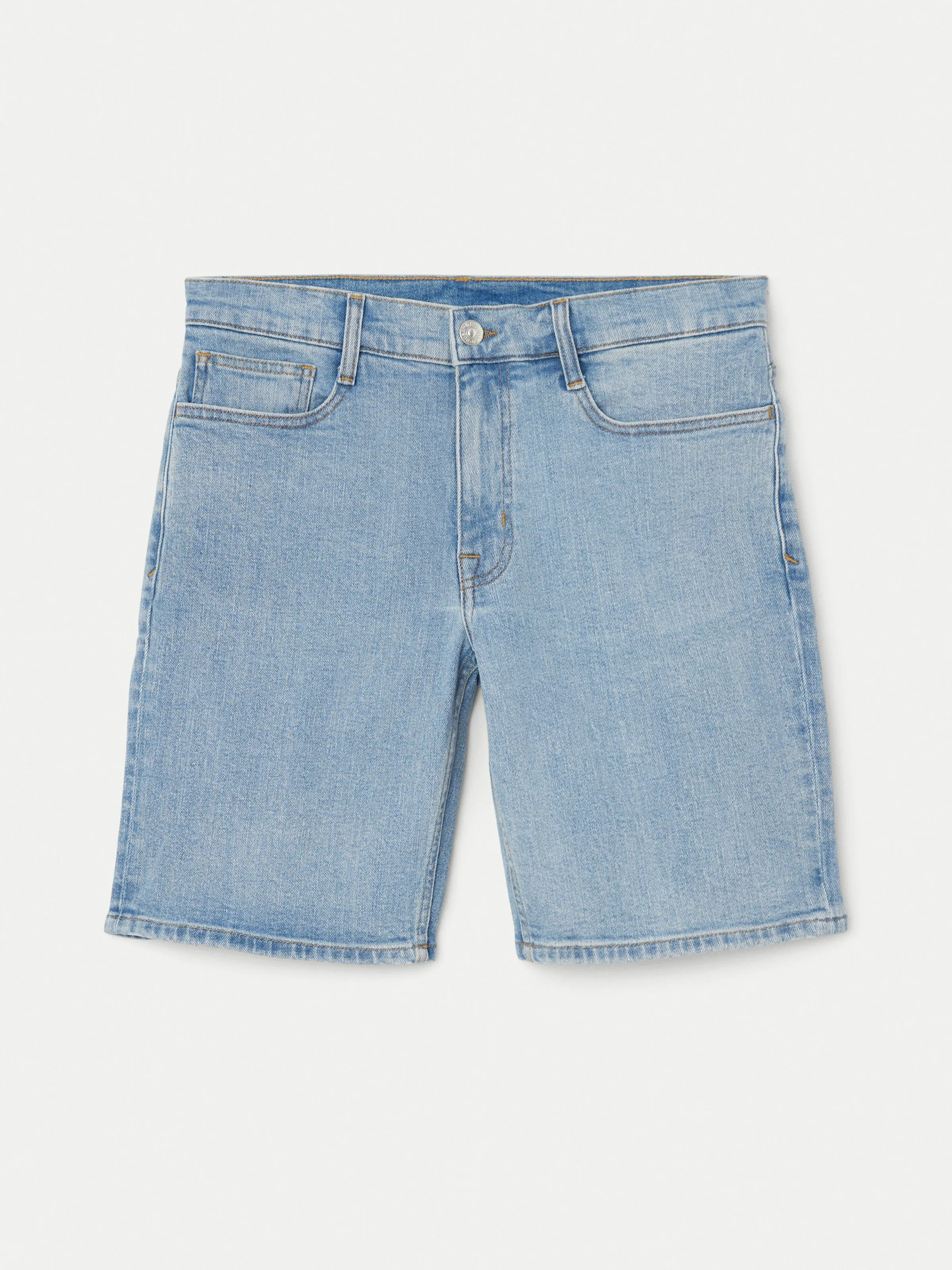 The Adam Slim 10in Short in Washed Blue