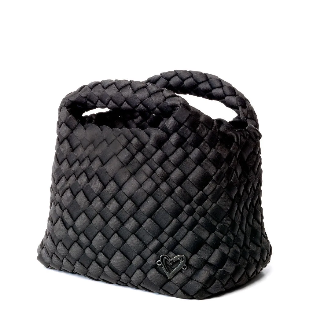 Tiny Mini Woven Tote - Onyx